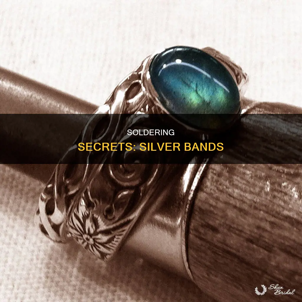 how to solder silver wedding band