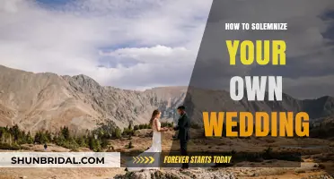 Solemnize Your Love: A Step-by-Step Guide to Self-Officiating Your Wedding