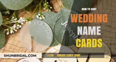 Effortless Wedding Name Card Sorting: Tips for a Seamless Reception Setup