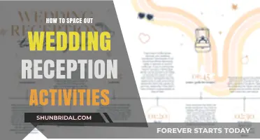 Strategizing Wedding Reception Activities: Spacing and Timing