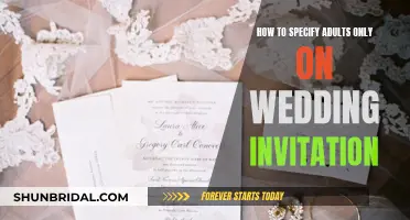 Specify Adults-Only Wedding Invites: Etiquette and Wording Ideas