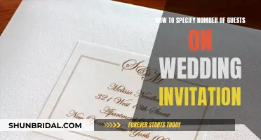 Wedding Guest Lists: Clear Invitation Wording for Numbers