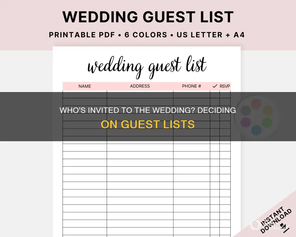 how to specify who is invited to wedding