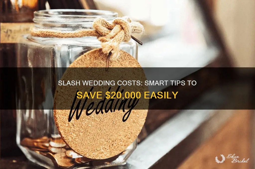 how to spend 20 000 less on a wedding