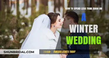 Budget-Friendly Winter Wedding: Elegant Celebrations Under $2,000