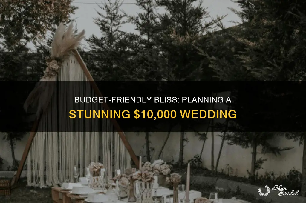 how to spend only 10 000 on a wedding