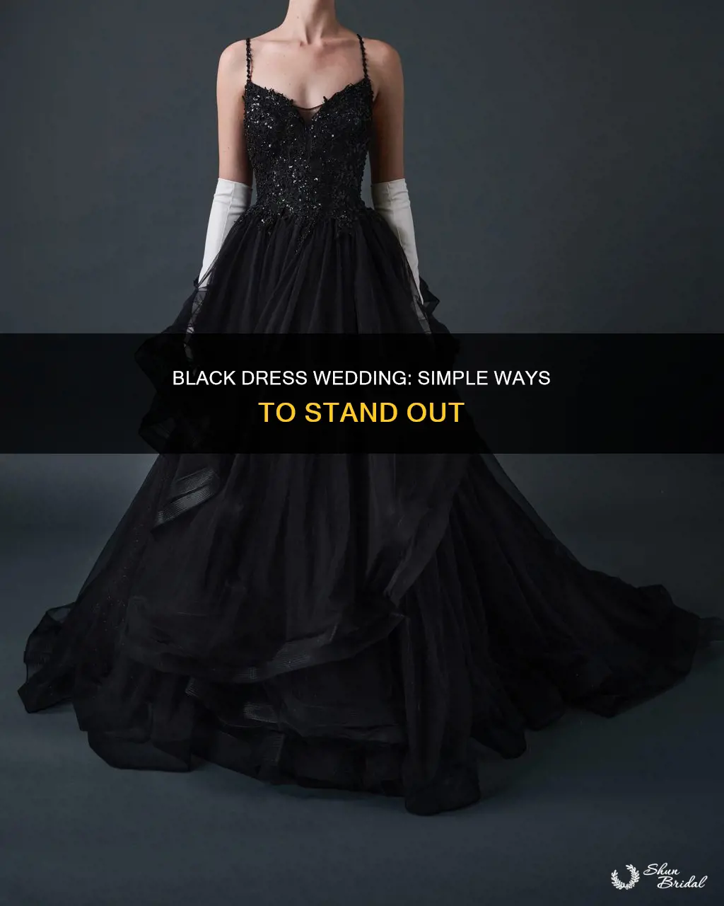 how to spice up a black dress for a wedding