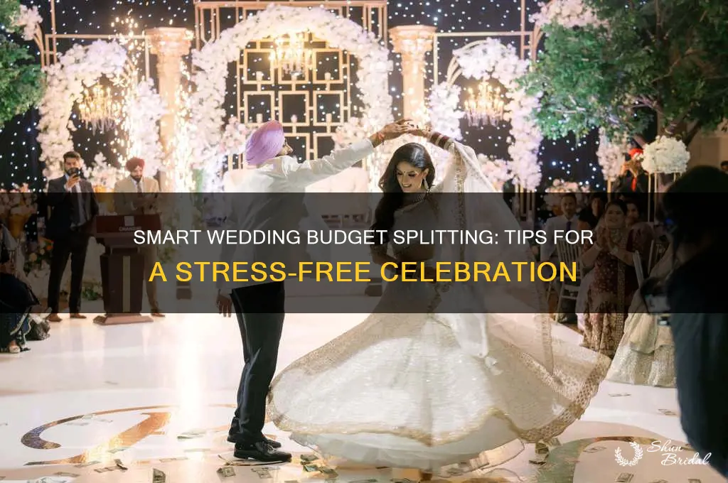 how to split for weddings
