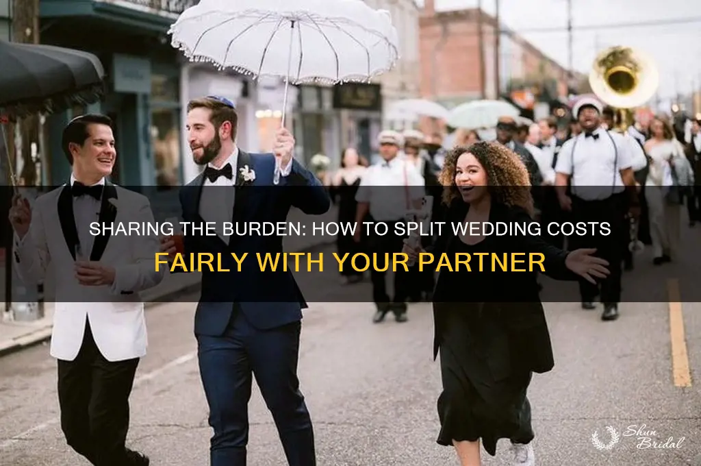 how to split wedding costs with boyfriend
