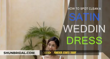 The Ultimate Guide to Spot Clean Your Satin Wedding Dress