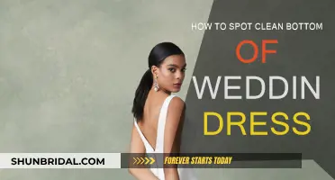 Cleaning Your Wedding Dress: Tips for the Bottom