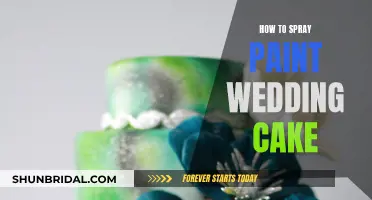 Spray Painting a Wedding Cake: A Step-by-Step Guide