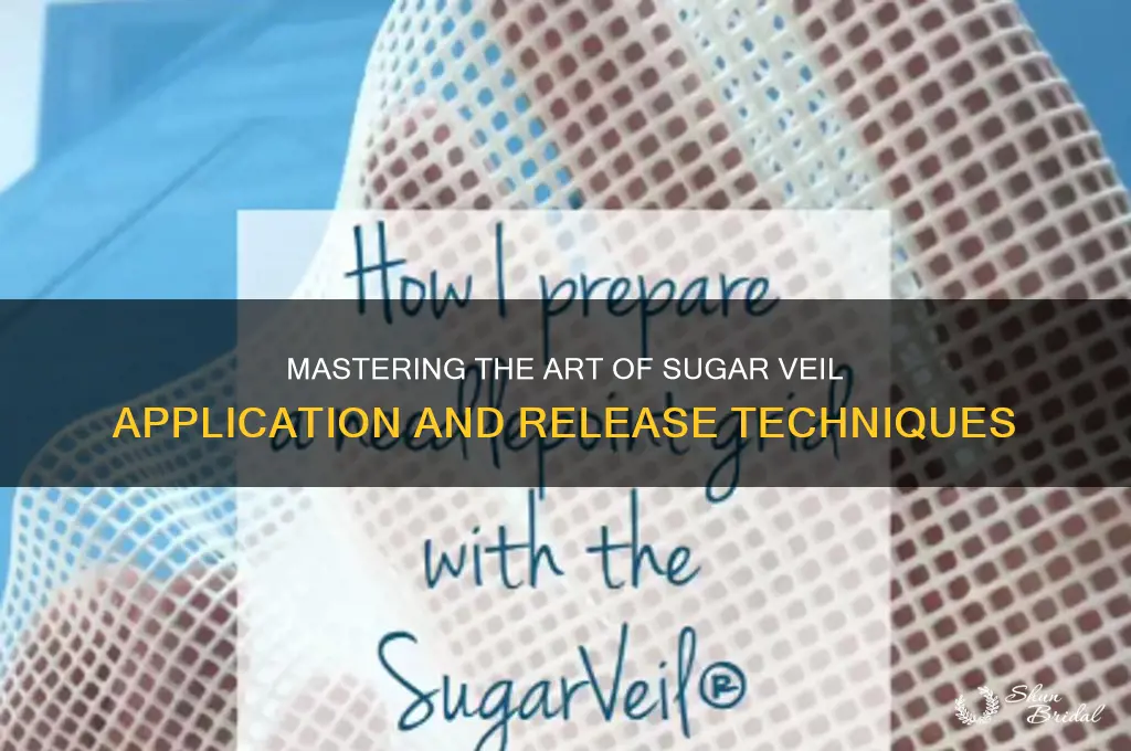 how to spread and release a sugar veil