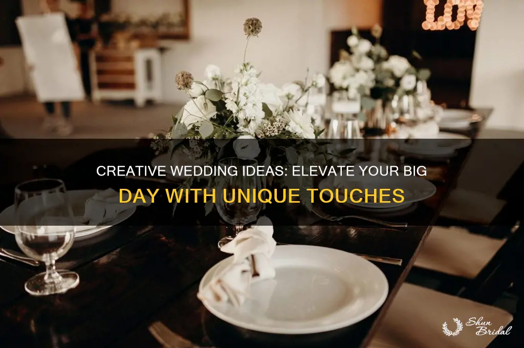 how to spruce up your wedding