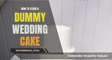 Stacking a Dummy Wedding Cake: Easy Steps for Beginners