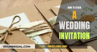 Stacking Wedding Invites: A Step-by-Step Guide to Perfection