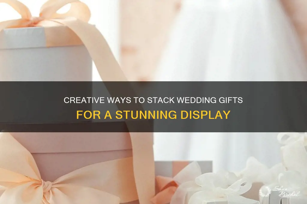 how to stack wedding