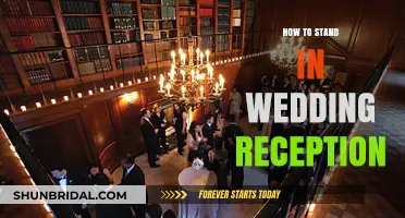 Wedding Reception: Standing with Style and Grace