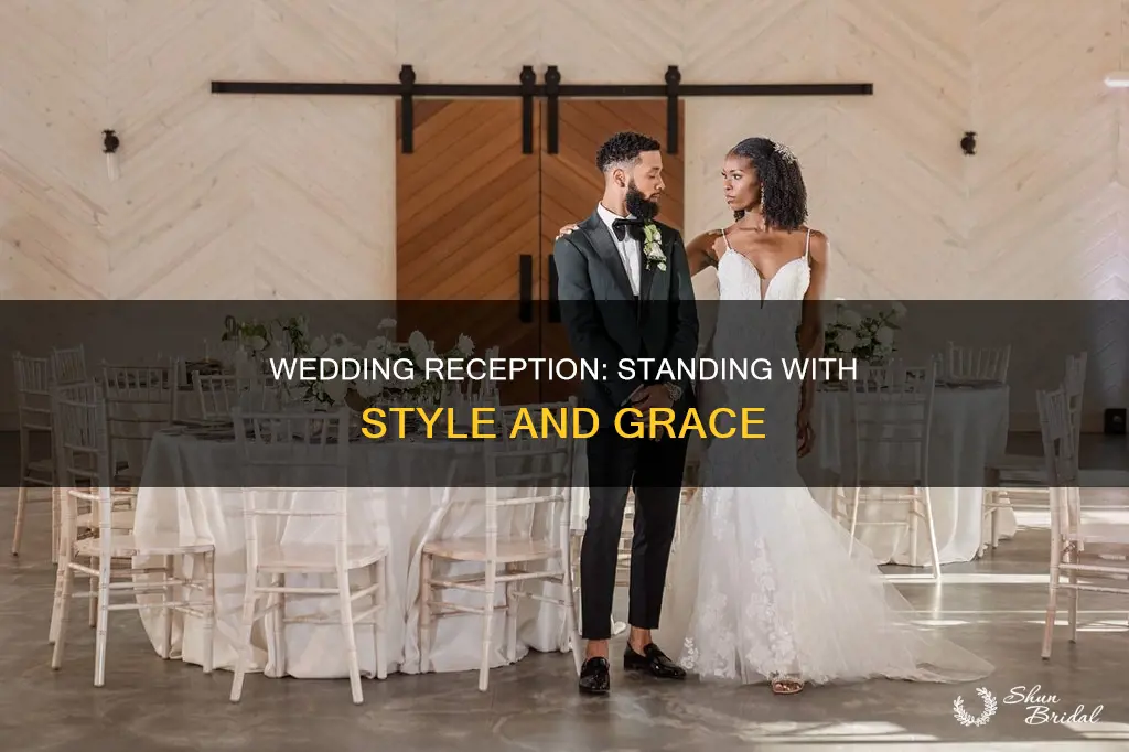 how to stand in wedding reception
