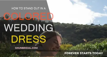 Be Unique: Wear a Colored Wedding Dress with Style