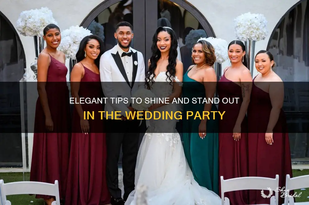how to stand out in the wedding party