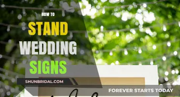 Creative Ways to Display Wedding Signs for a Stunning Celebration