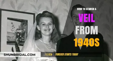 Reviving Vintage Elegance: Starching a 1940s Veil Step-by-Step Guide