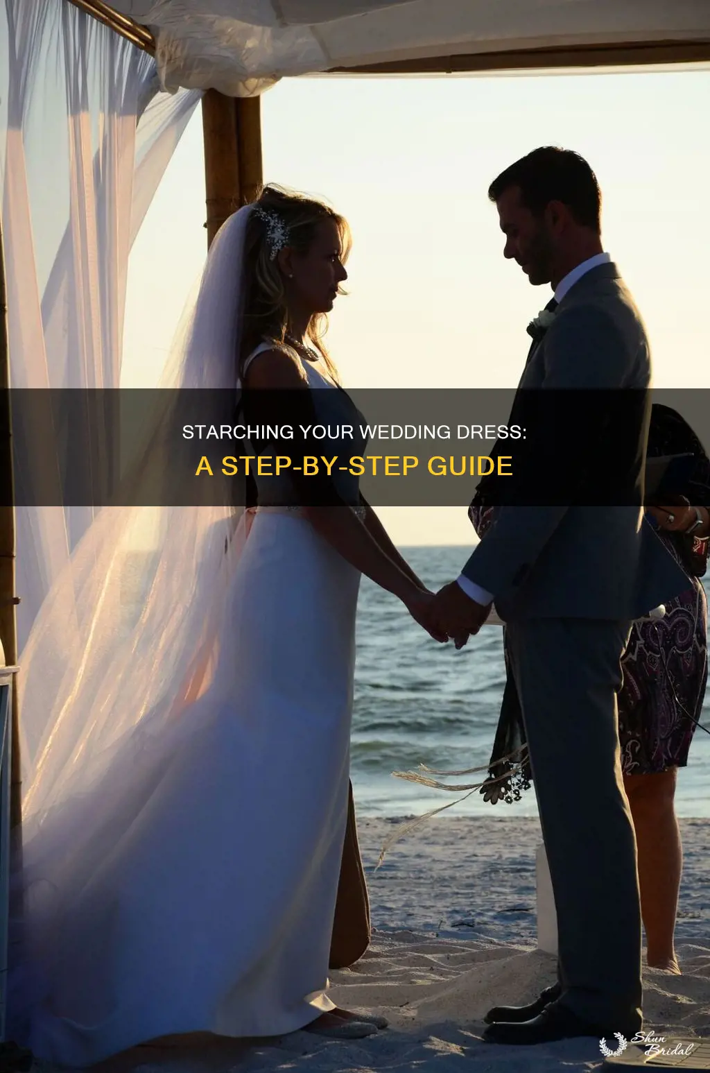 how to starch a wedding dress