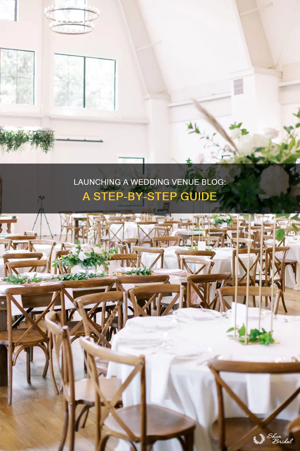 how to start a blog as a wedding venue