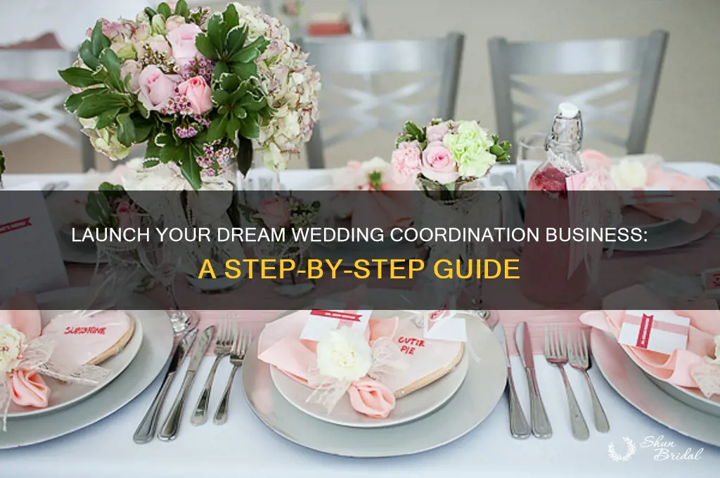 how to start a business as a wedding coordinator