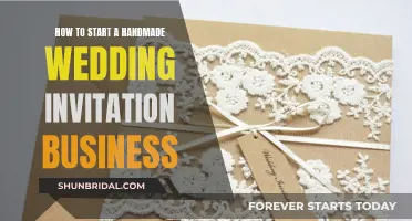 Launching a Handmade Wedding Invitation Business: A Beginner's Guide