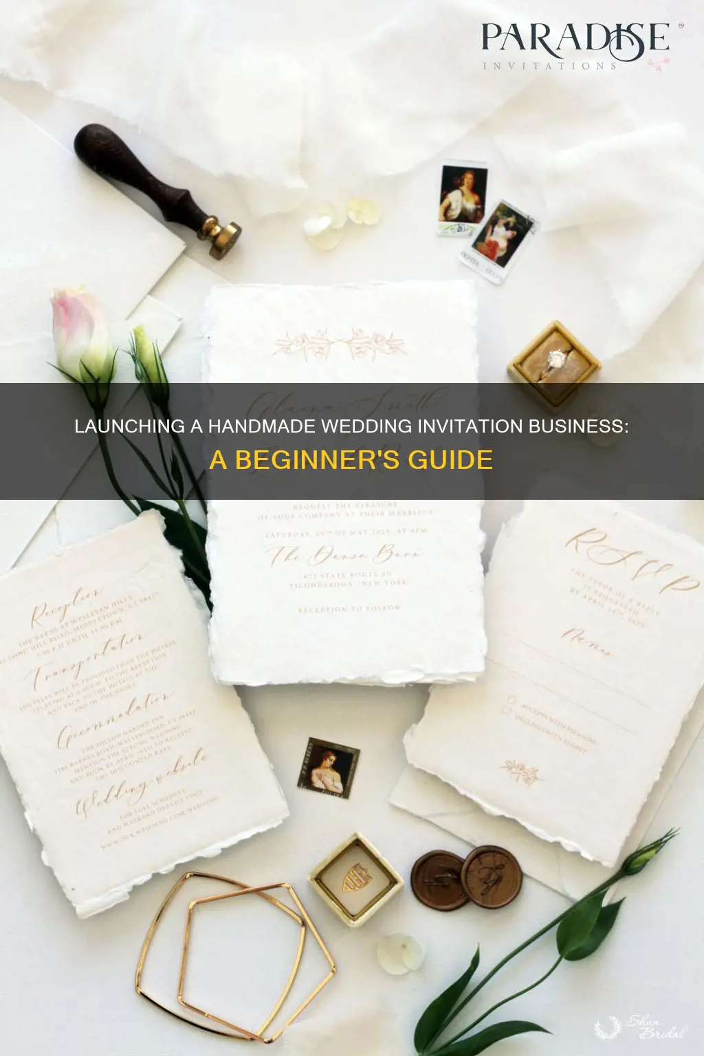 how to start a handmade wedding invitation business