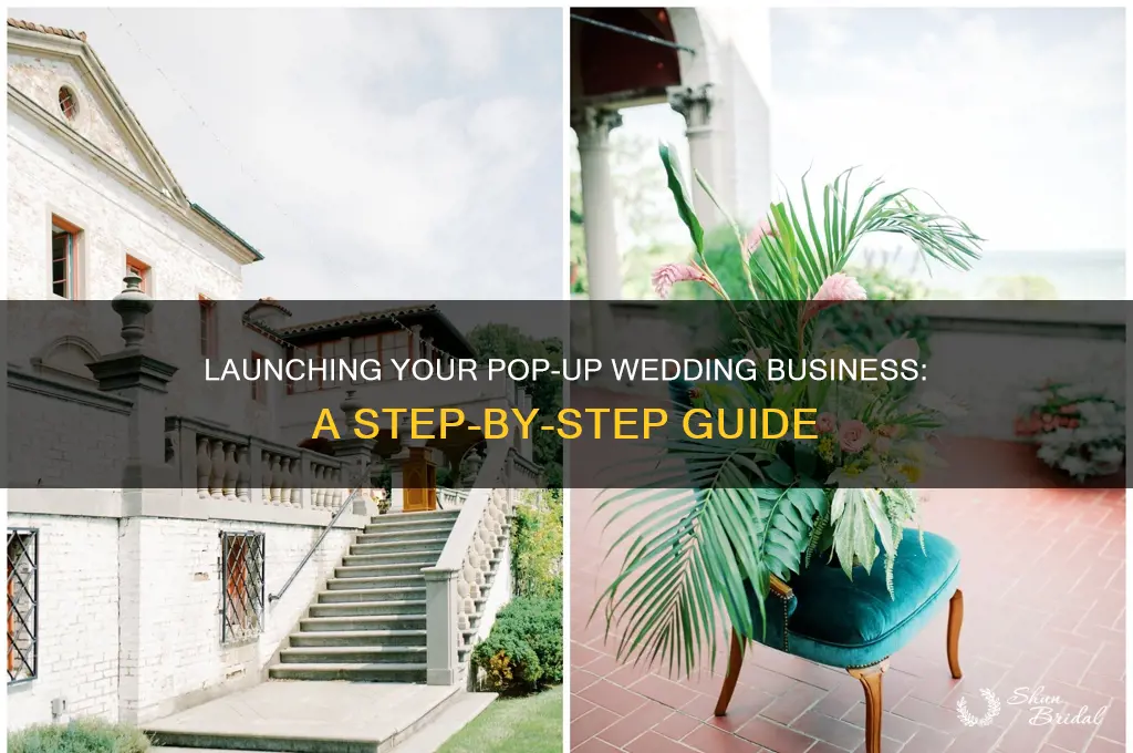 how to start a pop up wedding business