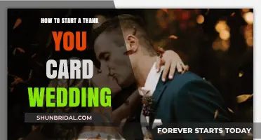 Crafting Heartfelt Gratitude: A Guide to Writing Wedding Thank You Cards