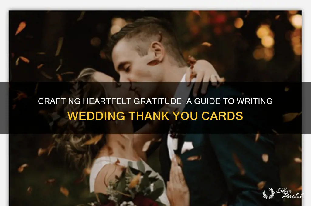 how to start a thank you card wedding