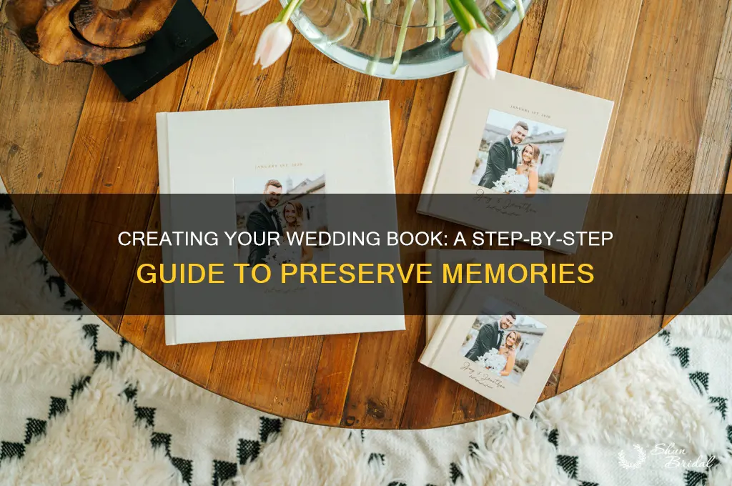 how to start a wedding book