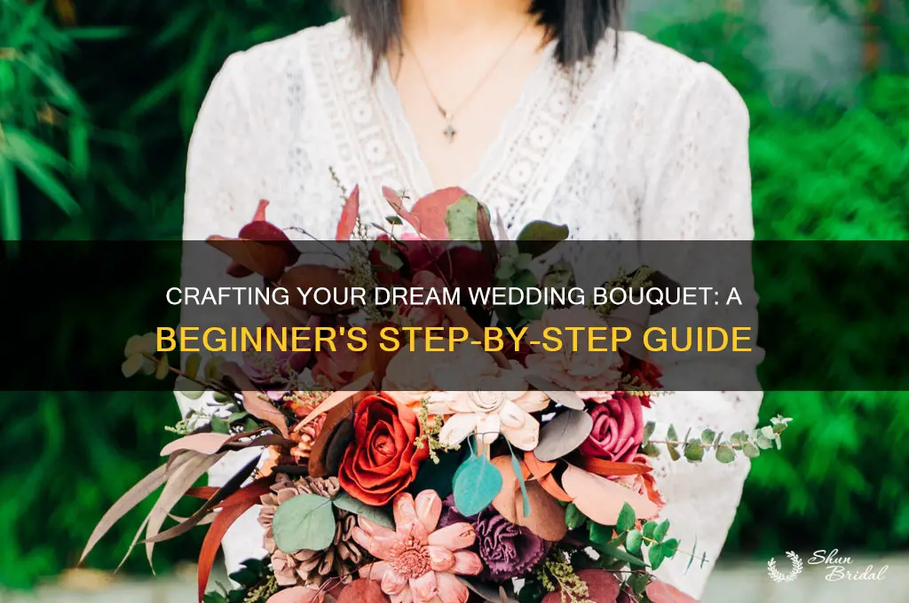 how to start a wedding boquet