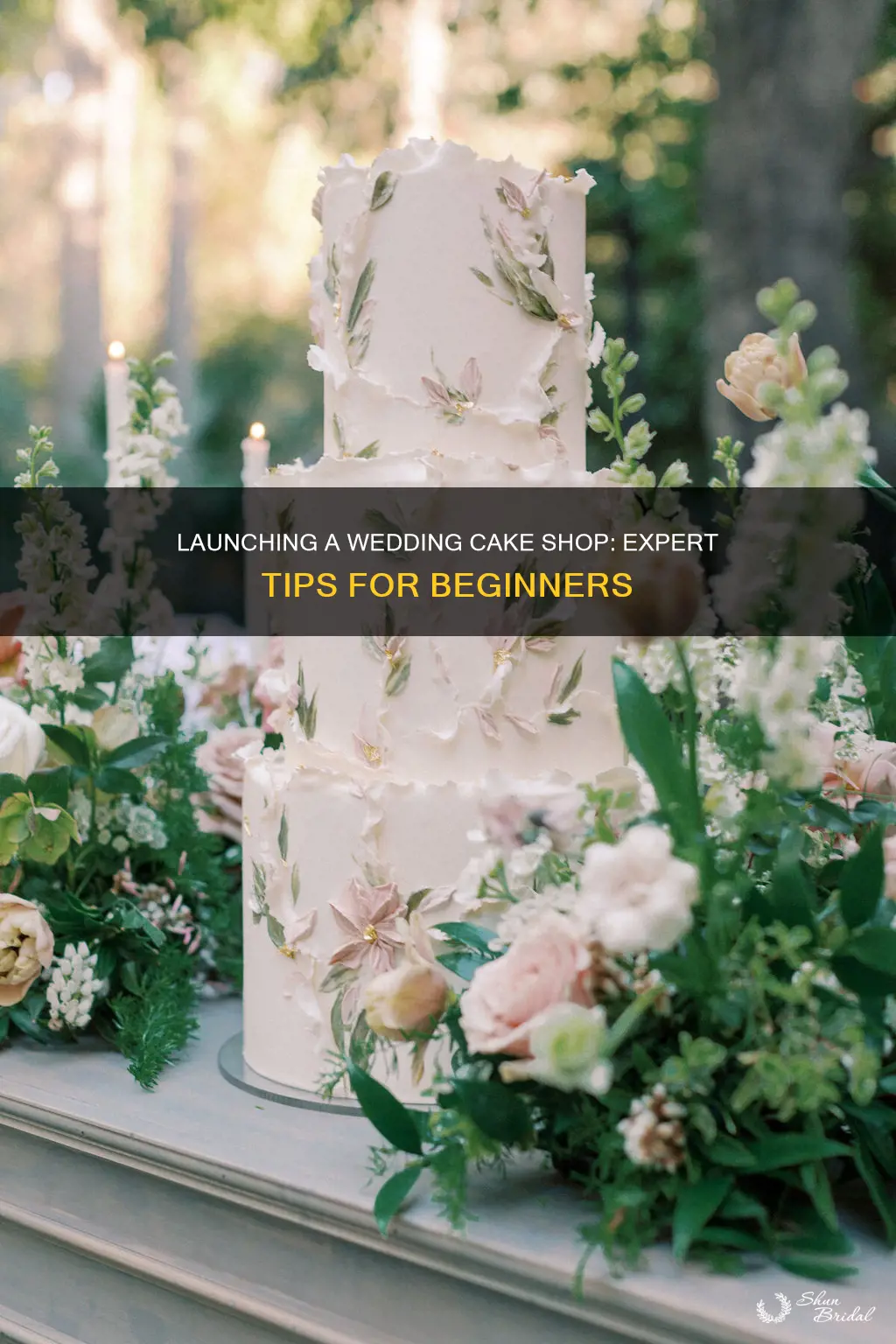 how to start a wedding cake shop