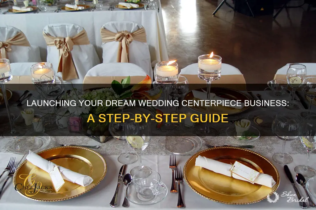 how to start a wedding centerpiece business
