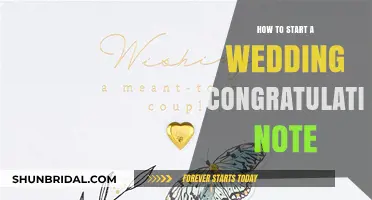 Crafting Heartfelt Wedding Congratulations: A Guide to Begin Your Note