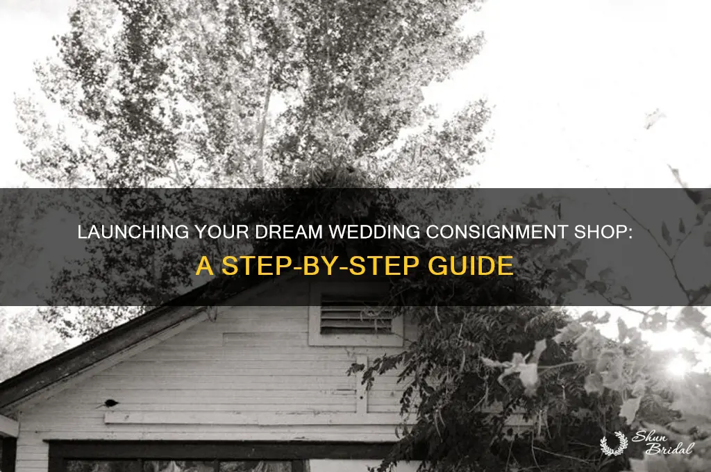 how to start a wedding consignment shop