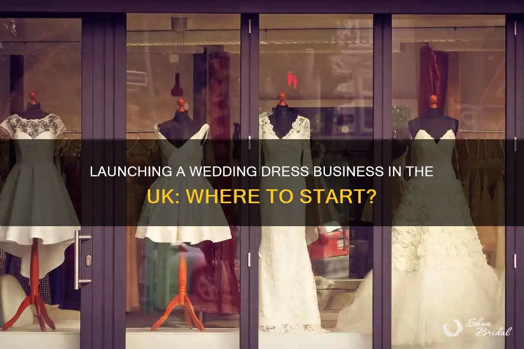 how to start a wedding dress business uk