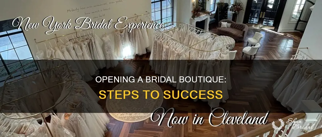 how to start a wedding dress shop