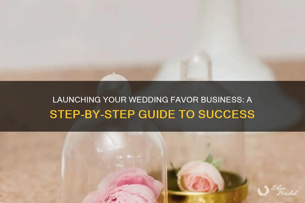 how to start a wedding favor business