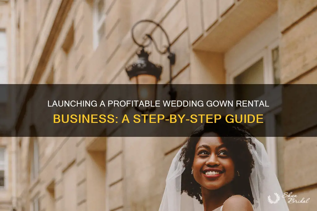 how to start a wedding gown rental business