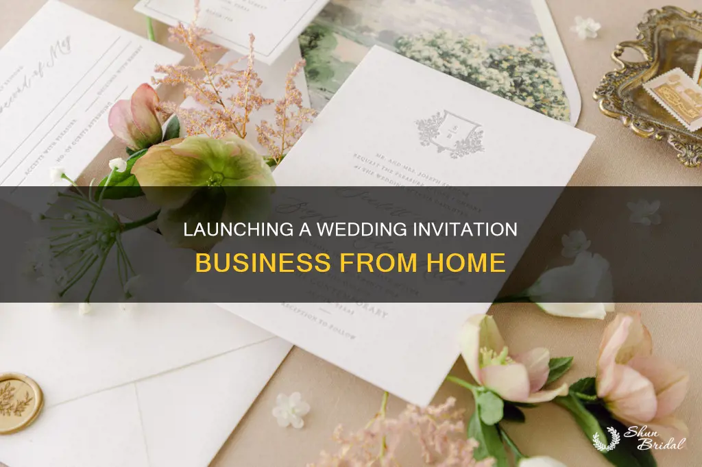 how to start a wedding invitation business from home