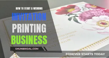 Launching a Wedding Invitation Printing Business: A Beginner's Guide