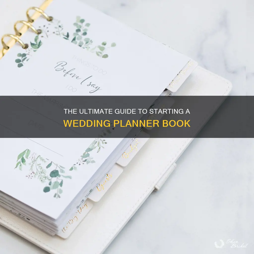 how to start a wedding planner book