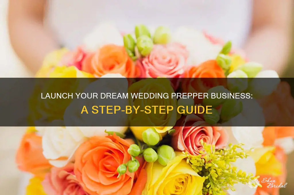 how to start a wedding prepper buisness