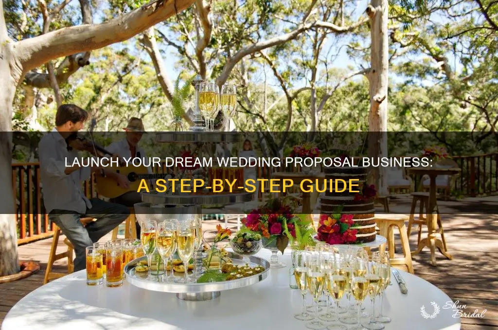 how to start a wedding proposal business